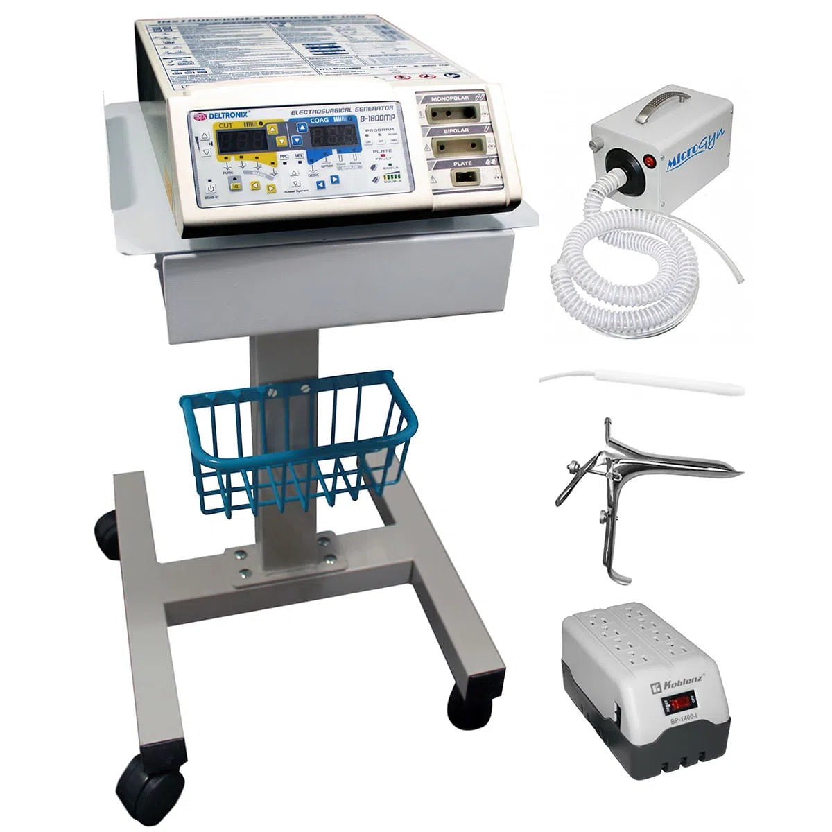 Set unidad de electrocirugía Deltronix Plus de 150w Deltronix