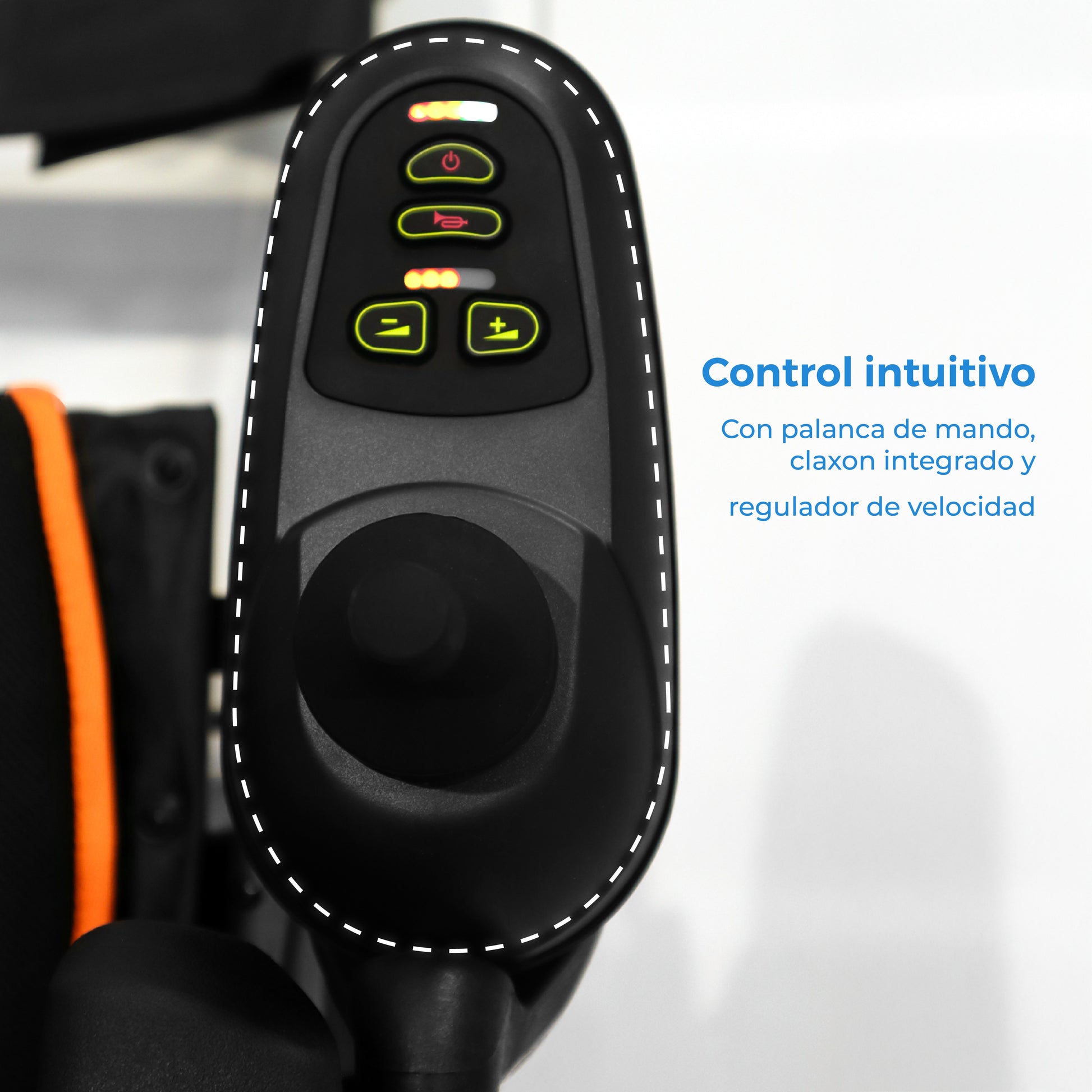 Silla de Ruedas Eléctrica y Manual S500 | Estructura Metálica Reforzada Handy