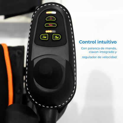 Silla de Ruedas Eléctrica y Manual S500 | Estructura Metálica Reforzada Handy