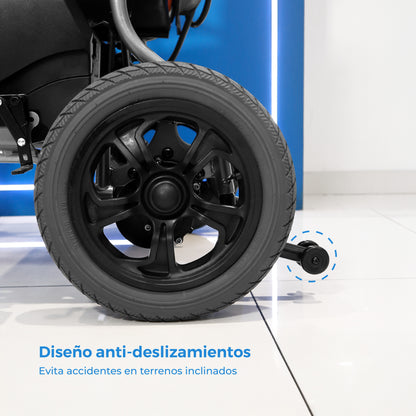 Silla de Ruedas Eléctrica y Manual S500 | Estructura Metálica Reforzada Handy