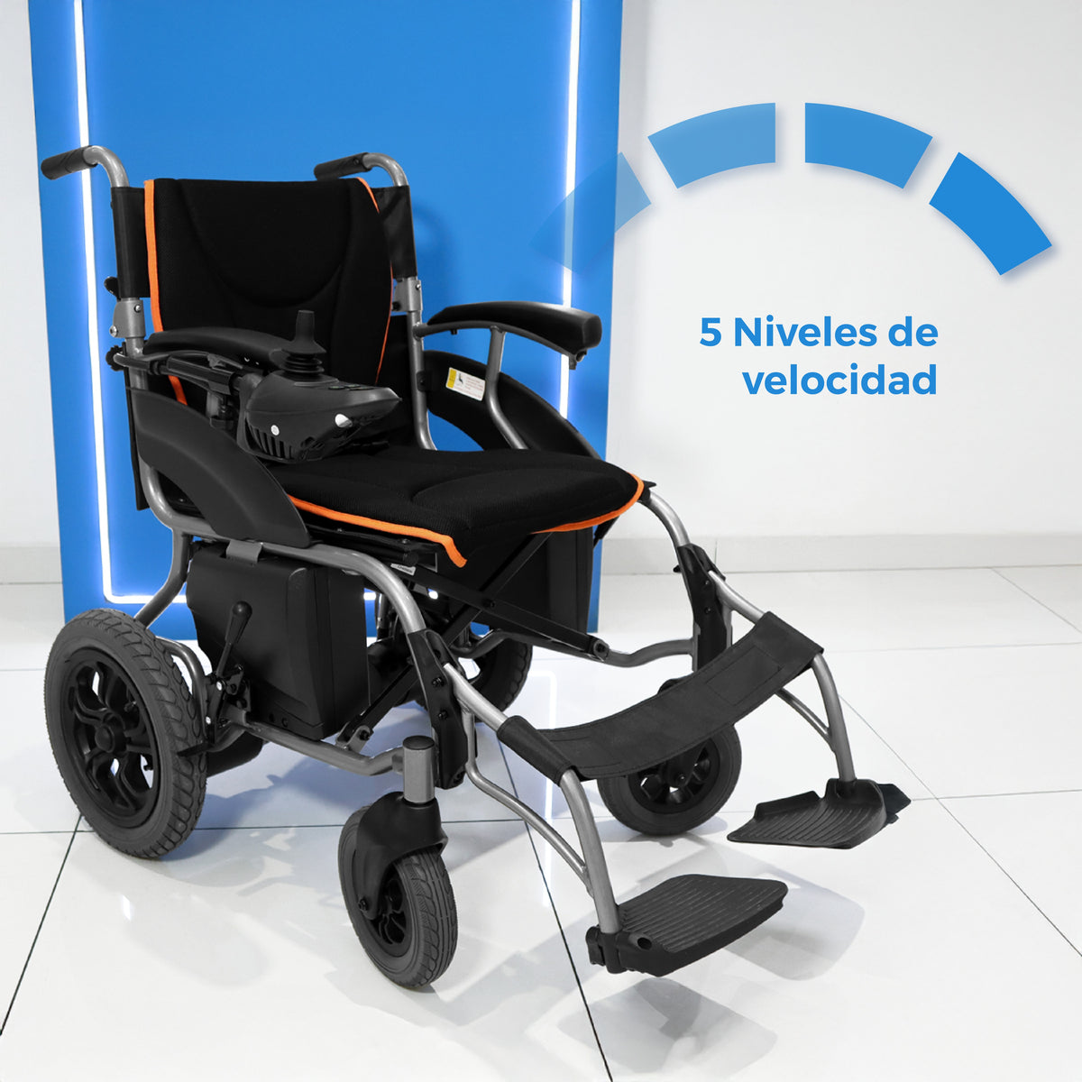 Silla de Ruedas Eléctrica y Manual S500 | Estructura Metálica Reforzada Handy