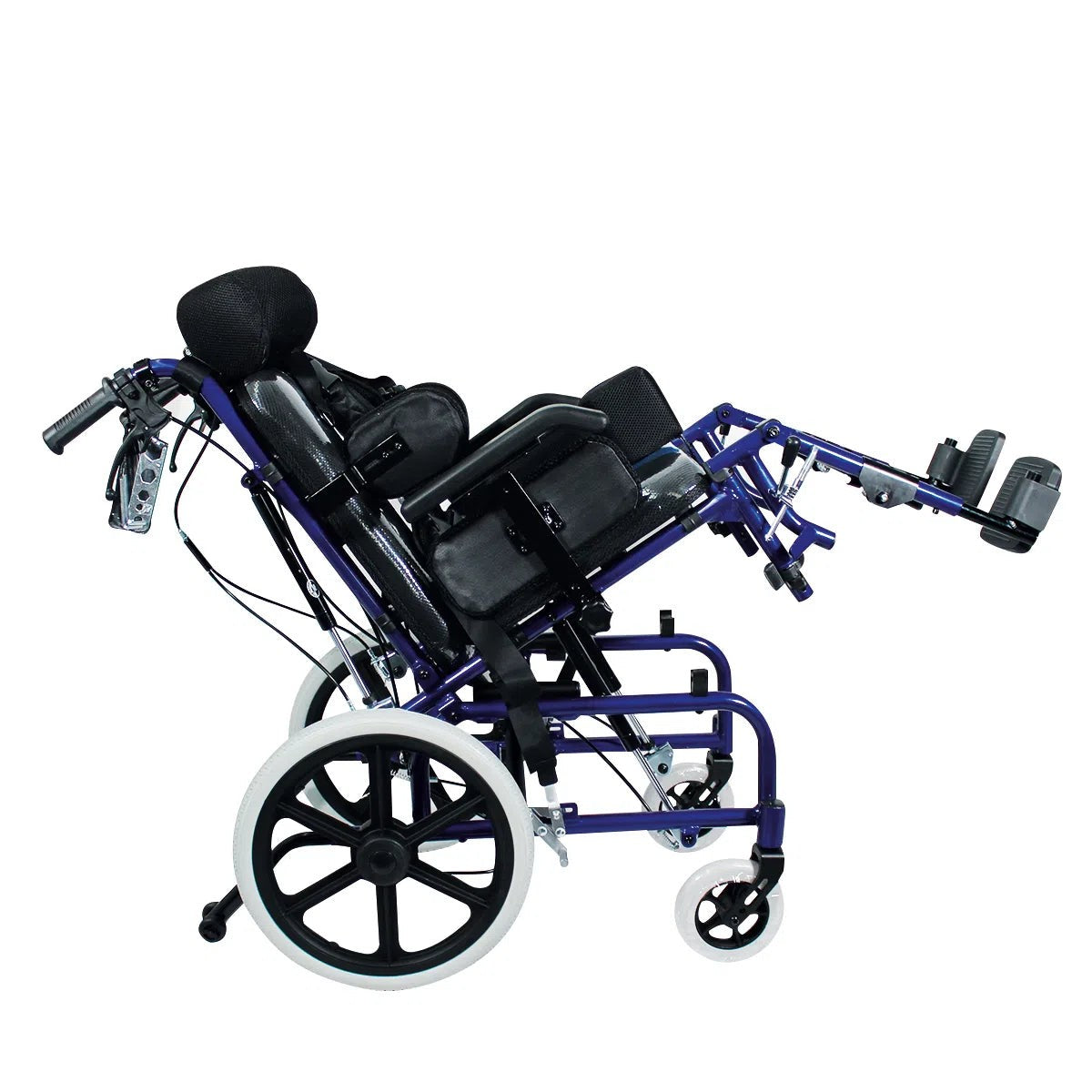 Silla de Ruedas Infantil Plegable con Soporte Anti-Volcaduras Handy