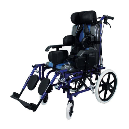 Silla de Ruedas Infantil Plegable con Soporte Anti-Volcaduras Handy