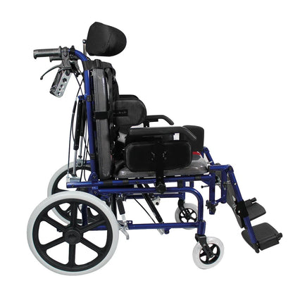Silla de ruedas S800 plegable para adulto con parálisis cerebral | cinturón cruzado de seguridad Handy