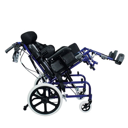 Silla de ruedas S800 plegable para adulto con parálisis cerebral | cinturón cruzado de seguridad Handy
