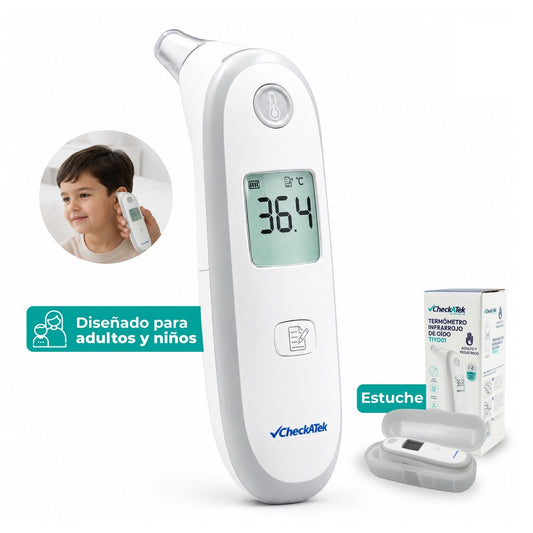 Termómetro Digital de Oído Medición Rápida TIYO01 Checkatek