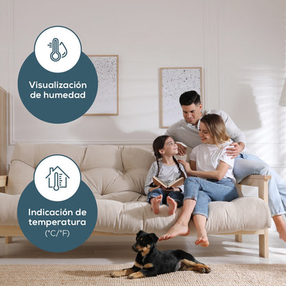 Termómetro Higrómetro Digital para Interiores | Medidor de temperatura y humedad Beurer