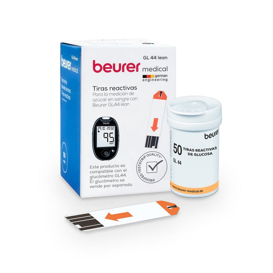 Tiras Reactivas 50 Pzas | Compatibles GL44 GL50 Beurer