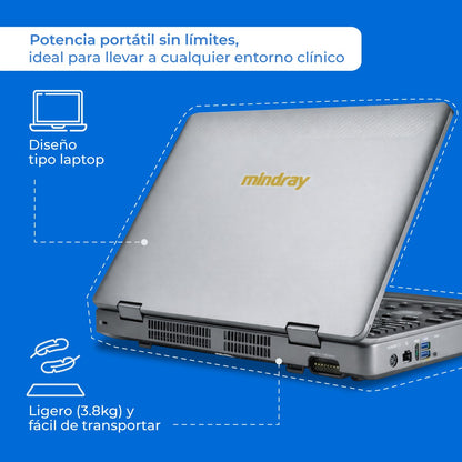 Ultrasonido Portátil MX6 con Tecnología ZST+ | Ecógrafo Profesional con Doppler y 3D/4D | Mindray