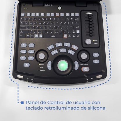 Ultrasonido Portátil para Uso Humano DP20 con función Doppler Pulsado y mejoradores de imagen iBeam y iClear Mindray